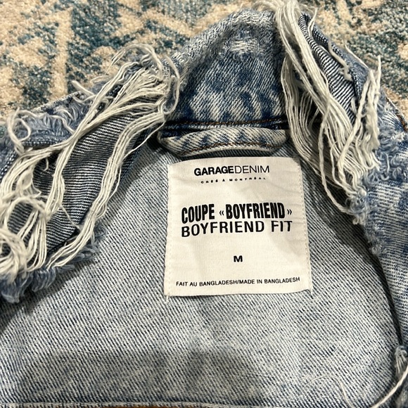 garage oversized jean jacket - Picture 1 of 3
